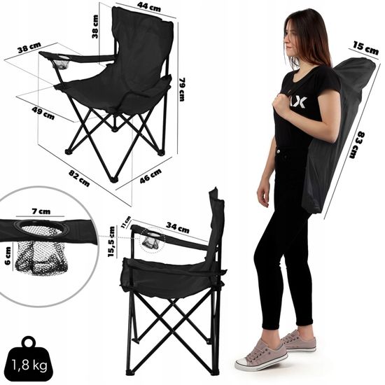 Fauteuil De Jardin Relax Pliable - Dossier Réglable, Acier, Charge 110 Kg, Coussin Inclus (vert/bleu)