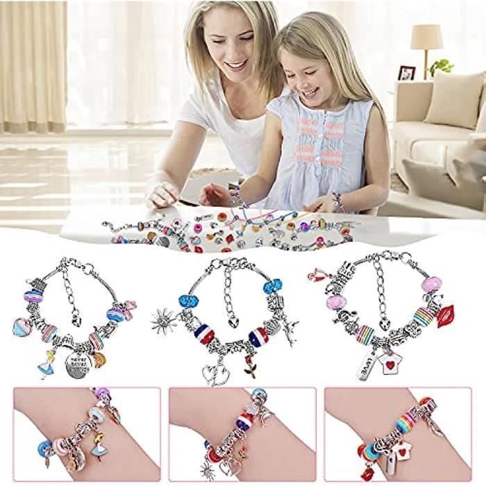 Kit Fabrication Bracelets Pailletés - Loisir Créatif Fille 5-9 Ans - Cadeau Anniversaire, Amitié Cadeau Anniversaire Activité Manuelle Kit Fabrication Bracelets Pailletés - Loisir Créatif Fille 5-9 Ans - Cadeau Anniversaire, Amitié Cadeau Anniversaire Activité Manuelle