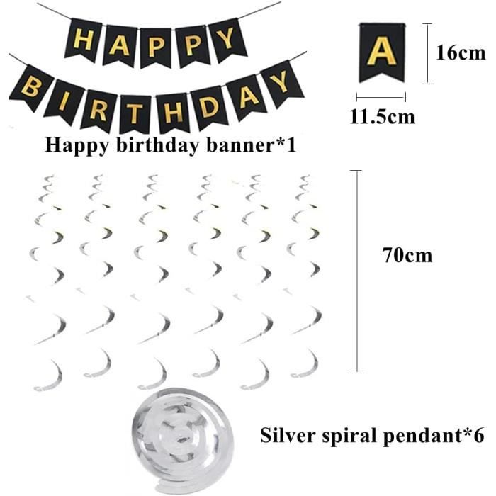 Carte D'Anniversaire 40 Ans Pour Homme U2013 Ballons À Paillettes