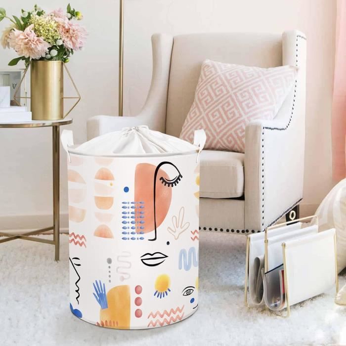 Panier Rangement Noël Motif Chiot/flocons - 40x30x30cm, Pliable - Pour Jouets, Linge Sale, Salle De Bain