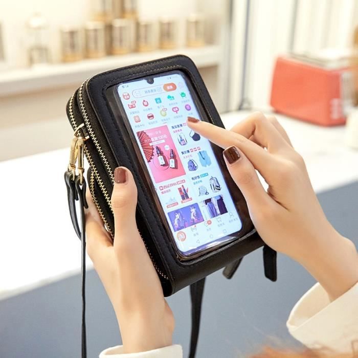 Sac bandouliere pour telephone portable femme sales