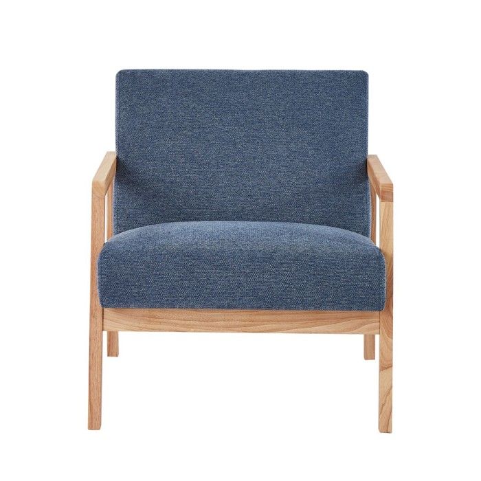 Fauteuil capitonné tissu bouclette blanc TIM | Fauteuils | Pier Import