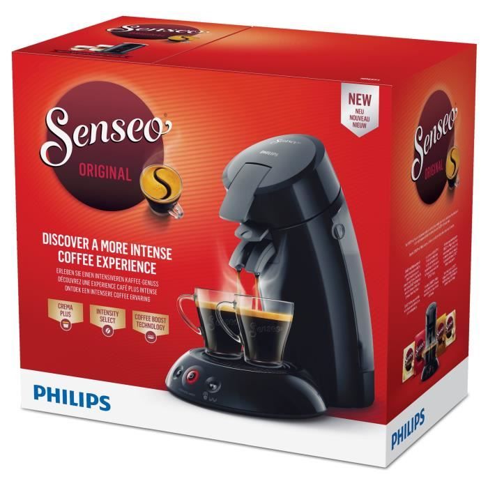 Cdiscount : Machine à café à dosette Senseo Original HD7817/94 + 3