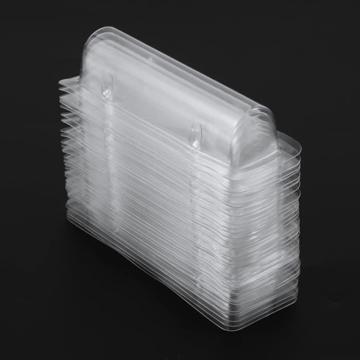 Pochette de plastique transparente pour cartes