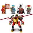 LEGO® NINJAGO 71783 La Moto du Robot de Kai – Évolution, Jouet de Ninja, Figurine Robot-3