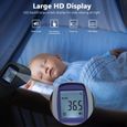 thermomètre frontal infrarouge sans contact pour Bébé, Enfant, Adulte,-3