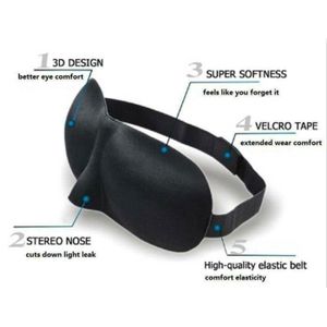 Masque De Sommeil 3D Respirant Umisleep – Obscurité Totale, Confort Dormeurs Latéraux, Ultra-Léger + Bouchons & Pochette