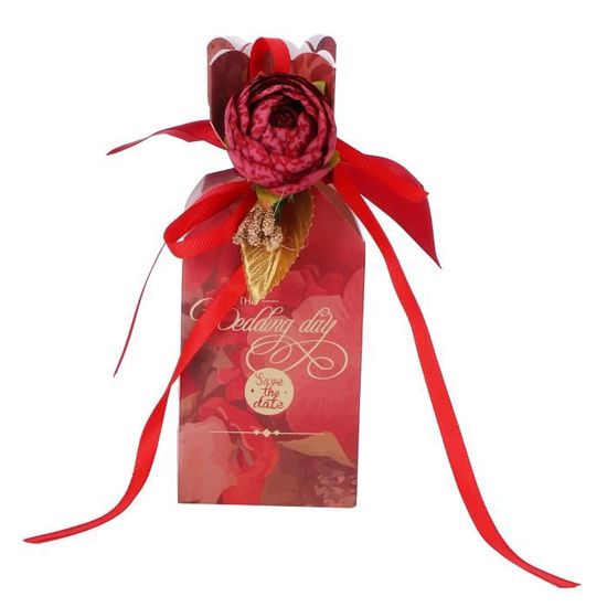 10 pcs boite à bonbon Chocolat boite cadeau en forme de vase avec Cordes  pour Mariage (S) ABI11