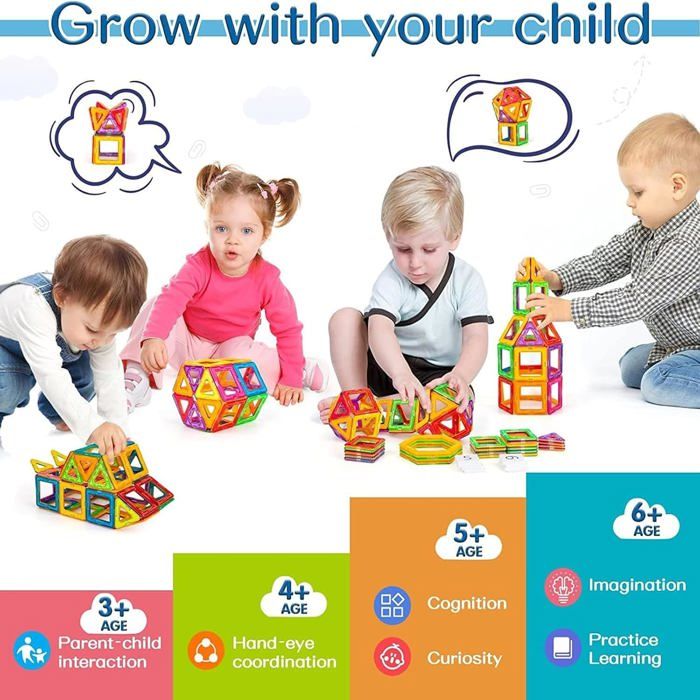 Jeu Construction Magnetique pas cher - Meilleures ofes neuf et occasion