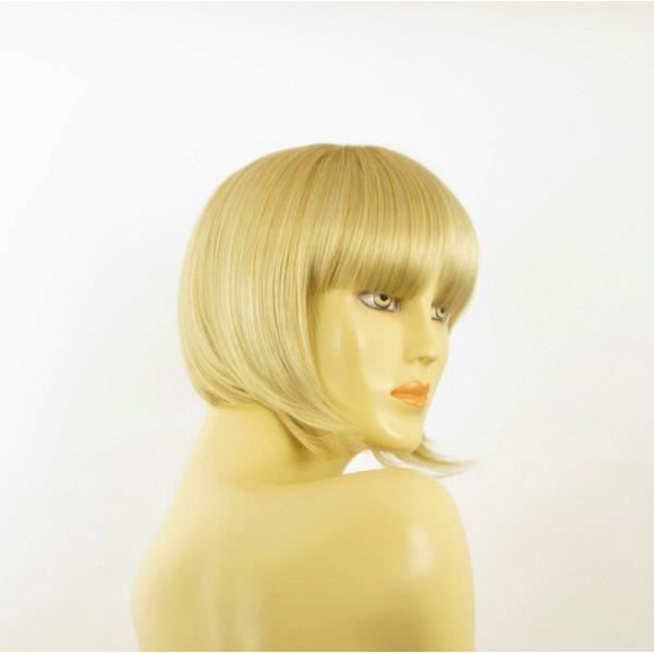 Perruque Courte Femme Blonde Dorée Méchée - Modèle ELISA 24BT613 - Neuf Avec étiquette