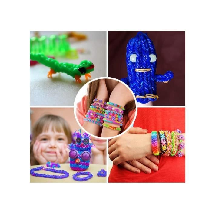 1600PCS Bricolage Enfant Elastique Bracelet Kit, Cadeau Fille 5-12 Ans  Enfant Jouet, Perles Bracelet Fille Kit Fabrication Creation, Idee Cadeau Ado  Fille, Cadeau Anniversaire Enfants