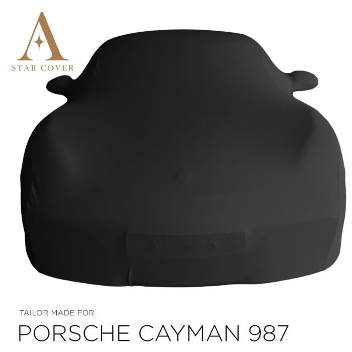 Housse Intérieure Porsche Cayman 987 Coupé (2005-2009) - Protection Douce Noir