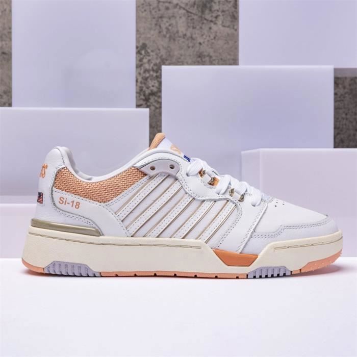 Chaussures K-SWISS SI18 Rival Beige - Femme/Adulte - Synthétique ...