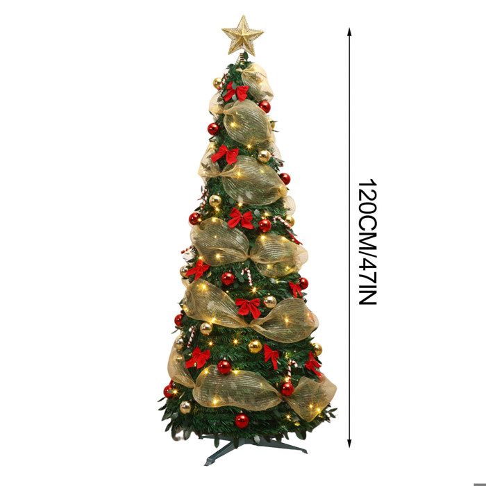 Sapin De Noël Artificiel Avec Lumières, 8 Modes Pour Les