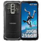 Telephone Portable Incassable DOOGEE Blade10 Ultra 2024 Android 14,6.56 pouces Écran 5150mAh 20+256Go,Smartphone NFC - Argent