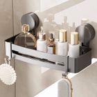 NOBRAND Support de rangement à ventouse pour salle de bain,Organiseur de douche,Paniers de Douche d'angle,Étagère d'angle, Porte-Douche