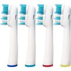CUNEARY Pack de 8 2 x 4 ttes de remplacement pour brosse dents lectrique Oral B Dual Clean SB417 Label Étiquette