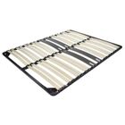 MON MOBILIER DESIGN CAMA Sommier ergonomique à lattes avec zone lombaire renforcée 140X200 cm