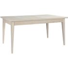 PRICE FACTORY Table extensible salle à manger scandinave MALMO. Dimensions 180-220 cm. Coloris chêne clair.