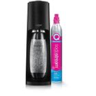 Machine à soda et eau pétillante SODASTREAM - TERRA Noire - 1 bouteille compatible lave-vaisselle - 1 recharge de gaz 60L