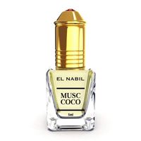 LOT 3 MUSCS EL NABIL COCO 100% HUILE PARFUMEE 3X 5ML extrait de parfum roll musc
