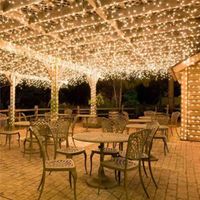 50m 400 LED Light Fairytale fiesta mariage extérieur jardin éclairage intérieur blanc chaud plug - in télécommande
