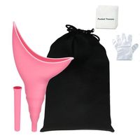 Femme Kit Urinaire silicone,Portable pour Debout Réutilisable Urinoir Feminin,pour en Plein air,Activités,Camping,Voyage