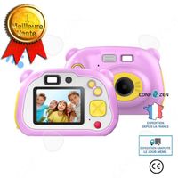 CONFO Appareil photo numérique pour enfants photo haute définition de 25 millions de pixels et appareil photo miniature imprimable