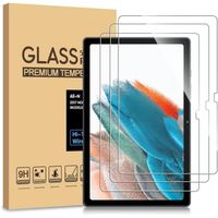 Tablette Pour Samsung Galaxy Tab A8 10.5", [Lot de 3] Protection D'écran Verre Trempé , Résistant aux rayures,Ultra Claire,Dureté