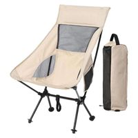 Chaise pliable portable avec accoudoir et sac de transport et de rangement pour la pêche au pique-nique en camping en plein air
