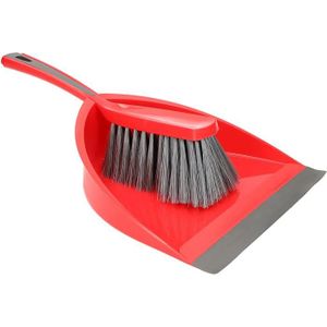 KOTARBAU/® Balayette 30 cm et pelle 40 cm avec l/èvre en caoutchouc et balayette en plastique
