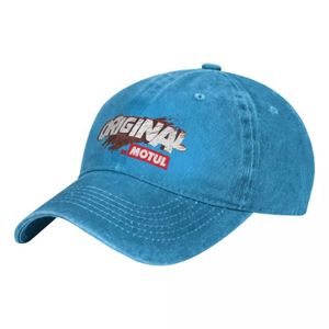 CASQUETTE Casquette,Casquette de Cowboy avec logo Motul,chapeau de paille,chapeaux d'été pour hommes et femmes,2171 - Type Blue