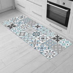 Tapis Rectangle 'Bistrot Des Amis' 50x80 Cm Noir - Déco Pratique Pour Entrée Ou Salon