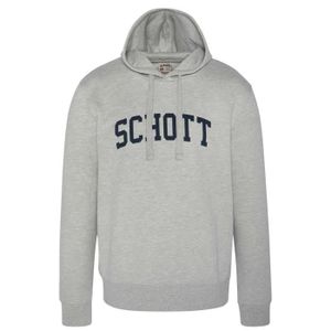SWEATSHIRT Sweat à capuche gros logo  -  Schott - Homme