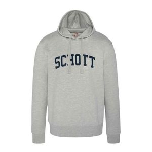 SWEATSHIRT Sweat à capuche gros logo  -  Schott - Homme