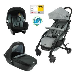 Poussette bébé Citadine Ultra Compacte - De 0 à 36 mois Jusqu'à 50kg -  Double Frein, Dossier inclinable, Accessoires inclus - Gris - Cdiscount  Puériculture & Eveil bébé