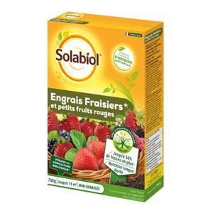 ENGRAIS SOLABIOL SOFRAY750 Engrais Fraisiers Et Petits Fruits 750 G, Incolore