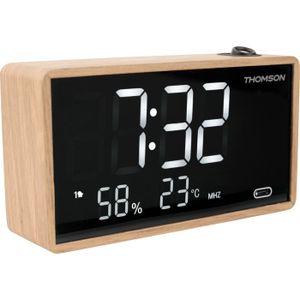 Réveil à Projection Avec Alarme Musicale Et Alertes De Température – Projection Réglable, écran LED, Mode 12h/24h