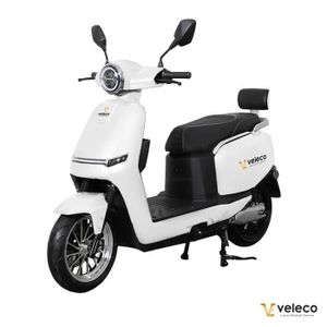 SCOOTER Veleco Sparky - scooter électrique pour 2 personnes avec batterie lithium-ion BLANC