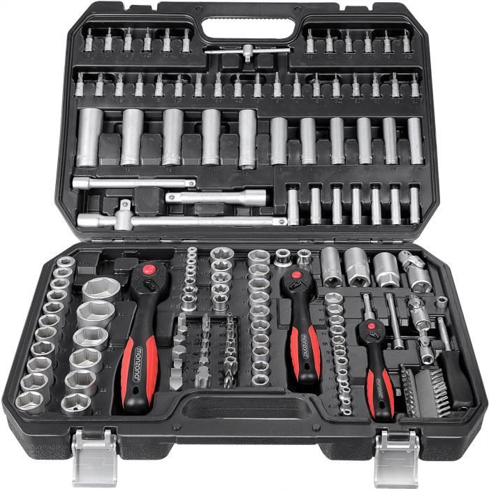 Caisse à Outils Complete pour Professionnel - Mallette à outils avec Boîte  à Outils Portable - Kit d'outils avec Outillage Dur[34] - Cdiscount  Bricolage