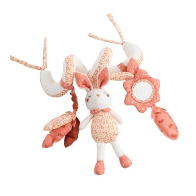 Jouet en peluche pour bébé - LECHEO - SPIRALE TORTILLON - Velours