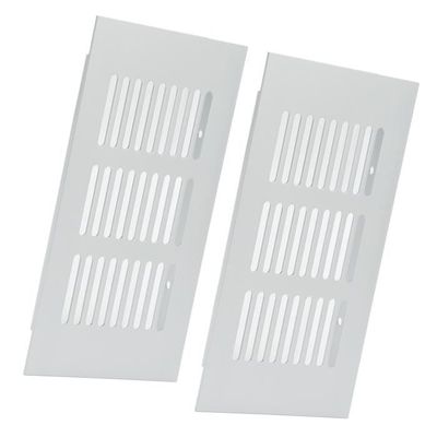 Réglable en aluminium Grille d'aération 250 mm x 78 mm (24,9 x 7,9 cm) pour  placards et armoires, grille de ventilation en alum A139 - Cdiscount  Bricolage