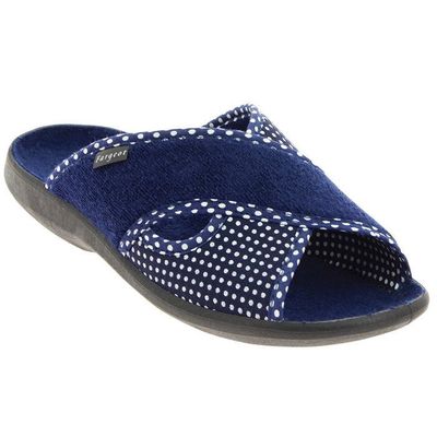 Mules Fargeot EBAUCHE - Dessus Textile, Semelle Synthétique, Talon Plat - Confortables Et Décontractées