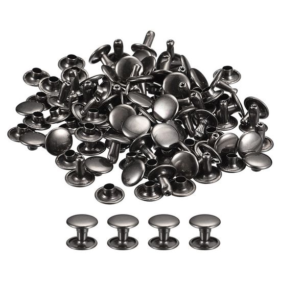 Screw On Purse Hardware 5PCS O Ring Stud Screw Ball Post Head Buttons - Metal Decorative Rings For Leather Crafts & Accessories Small D Rings