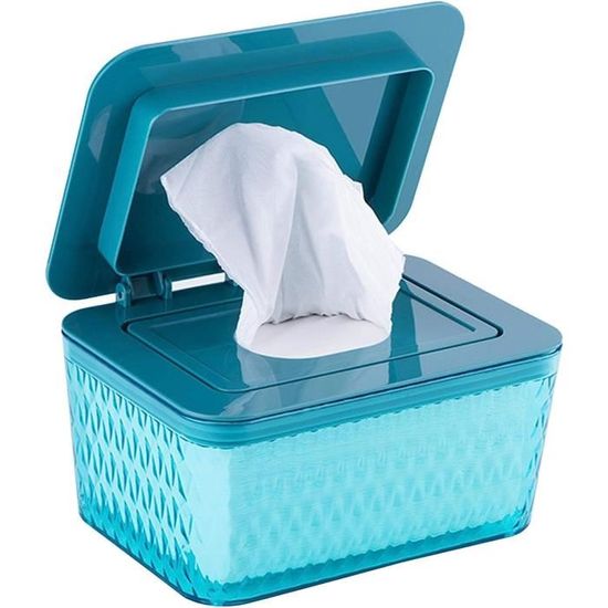 2 Boîtes à Lingettes Humides - Distributeur Étanche Pour Lingettes Bébé Ou Démaquillantes