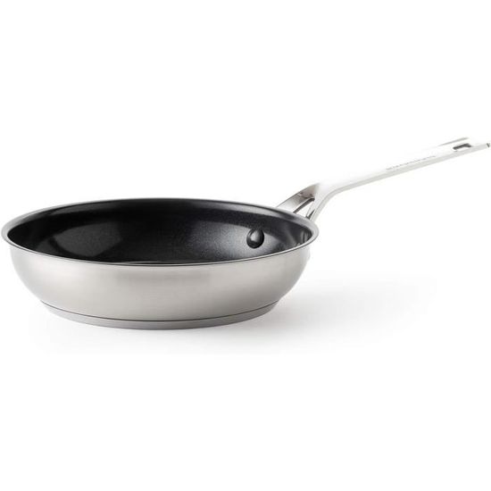 Stainless Steel Poêle à Frire Antiadhésive à 3 Couches en Acier — free download
