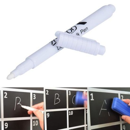5 pcs Blanc Liquide Craie Stylo Marqueur Pour Fenêtres En Verre Tableau