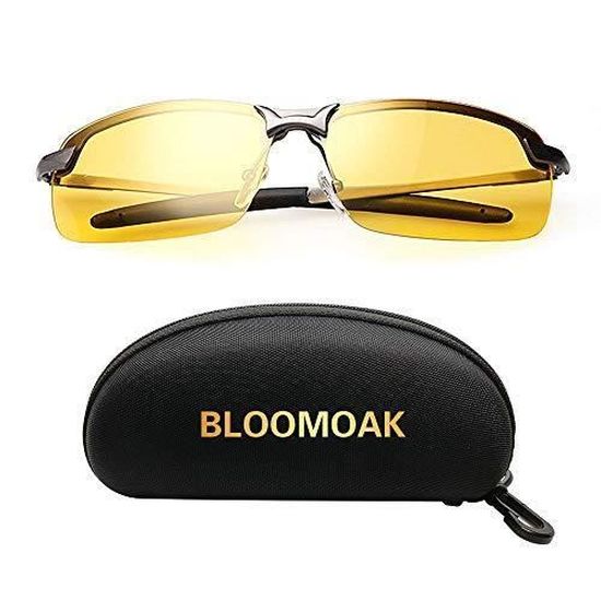 Bloomoak Lunettes de Conduite Nocturne, Lunettes de Vision Nocturne,  Conduite de Nuit Lunettes Anti-éblouissement Lunettes - Achat / Vente  lunettes de soleil - Cdiscount