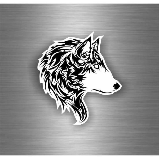 Adesivi Auto Pvc Personalizzati Adesivo Testa Di Lupo 3D,Adesivo Per Auto Lupo Arrabbiato Adesivo 3D Divertente Per Accessori Per Moto In PVC,18 * 25CM Decalcomanie Personalizzate Lupo Per Cofano