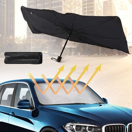Parapluie pour Voiture Pare-Brise,145*79cm Pare-Soleil Pliable ,Foldable  Car Windshield Sunshade ,Windscreen Sun Shield UV - Cdiscount Auto